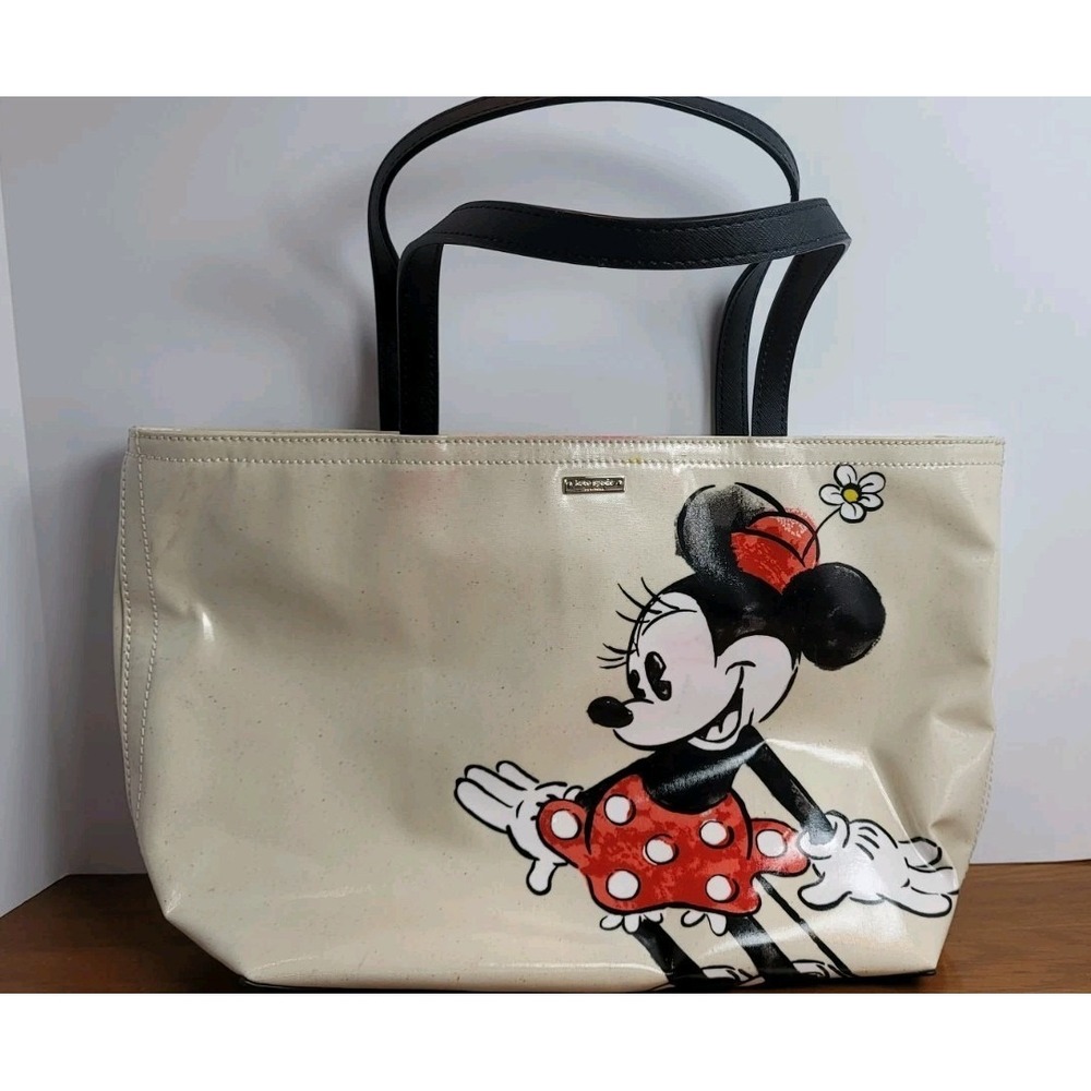 Kate Spade Minnie Mouse Tote Purse 17" W x 11" H